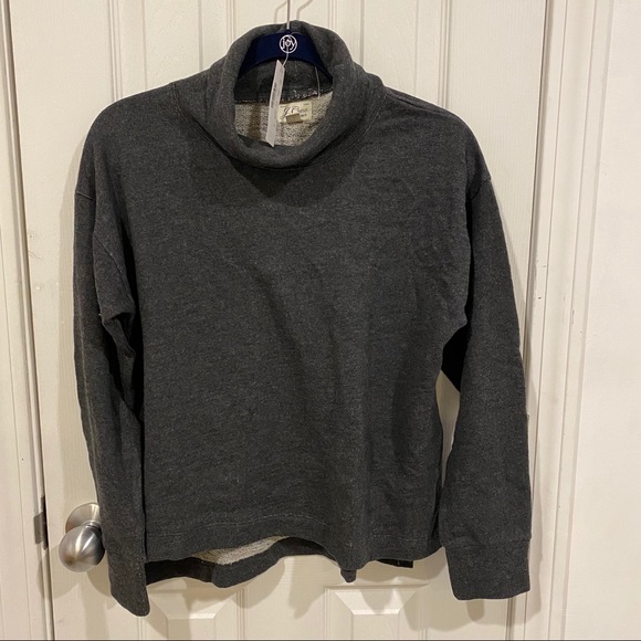 J. Crew Cozy Turtleneck in Vintage Cotton Terry - Picture 3 of 6